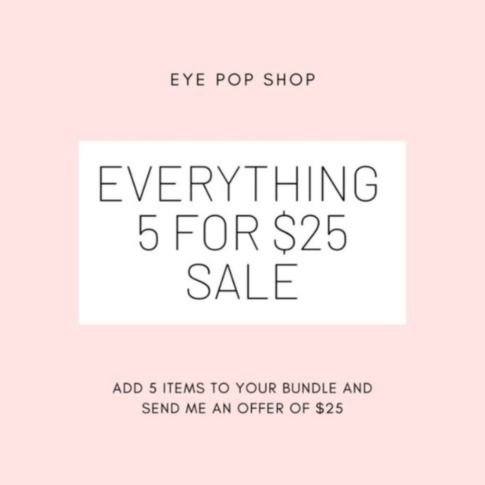 5 for $25 Geometric Half Hoop Statement Earrings - Picture 9 of 9